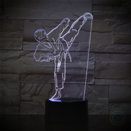 Remote Illusion Desk Lamp Karate Judo