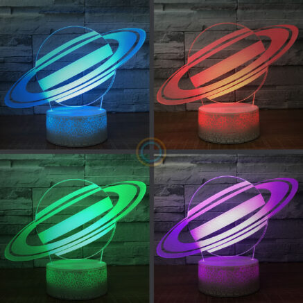 Ring of Saturn Desk Lamp Planet Lamp