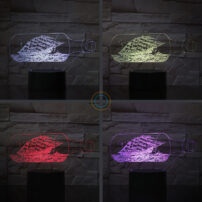 Sailboat in the Bottle Night Light Touch Lamp