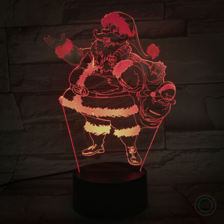 Santa Claus Night Light Christmas Desk Lamp