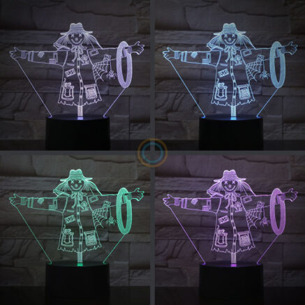 Scarecrow Night Light LED Halloween Lamp