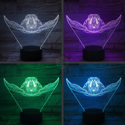 Sea Turtle Night Light Acrylic Desk Lamp