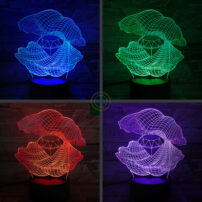 Shells Jewelry Desk Lamp LED Light