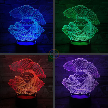 Shells Jewelry Desk Lamp LED Light