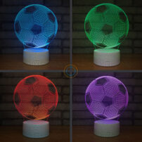 Soccer Desk Lamp Football Night Light