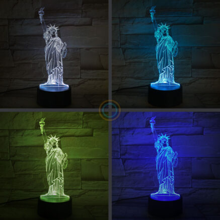 Souvenir Desk Lamp Statue of Liberty NYC
