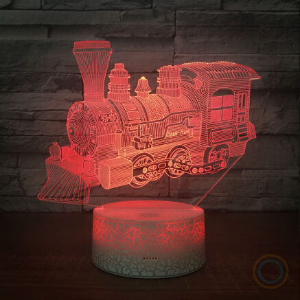 Steam Train Engine Touch Desk Lamp