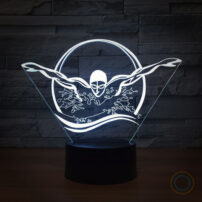 Swimmer Desk Lamp Swim LED Night Light
