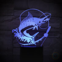 Swordfish Desk Lamp Sea Fishing Night Light
