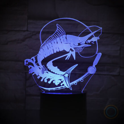 Swordfish Desk Lamp Sea Fishing Night Light