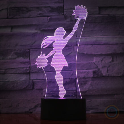 Teen Cheerleader Table Night Light LED