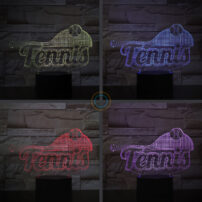 Tennis Ball Racquet Night Light Tennis Lamp