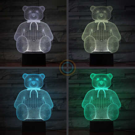 Toy Bear Night Light Touch Desk Lamp