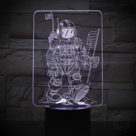 US Astronaut Night Light Space Man