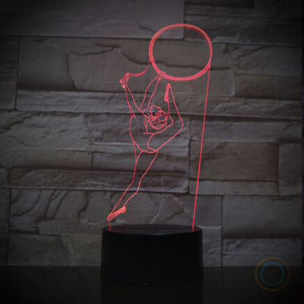 Visual Desk Lamp Ring Gymnastics Night Light